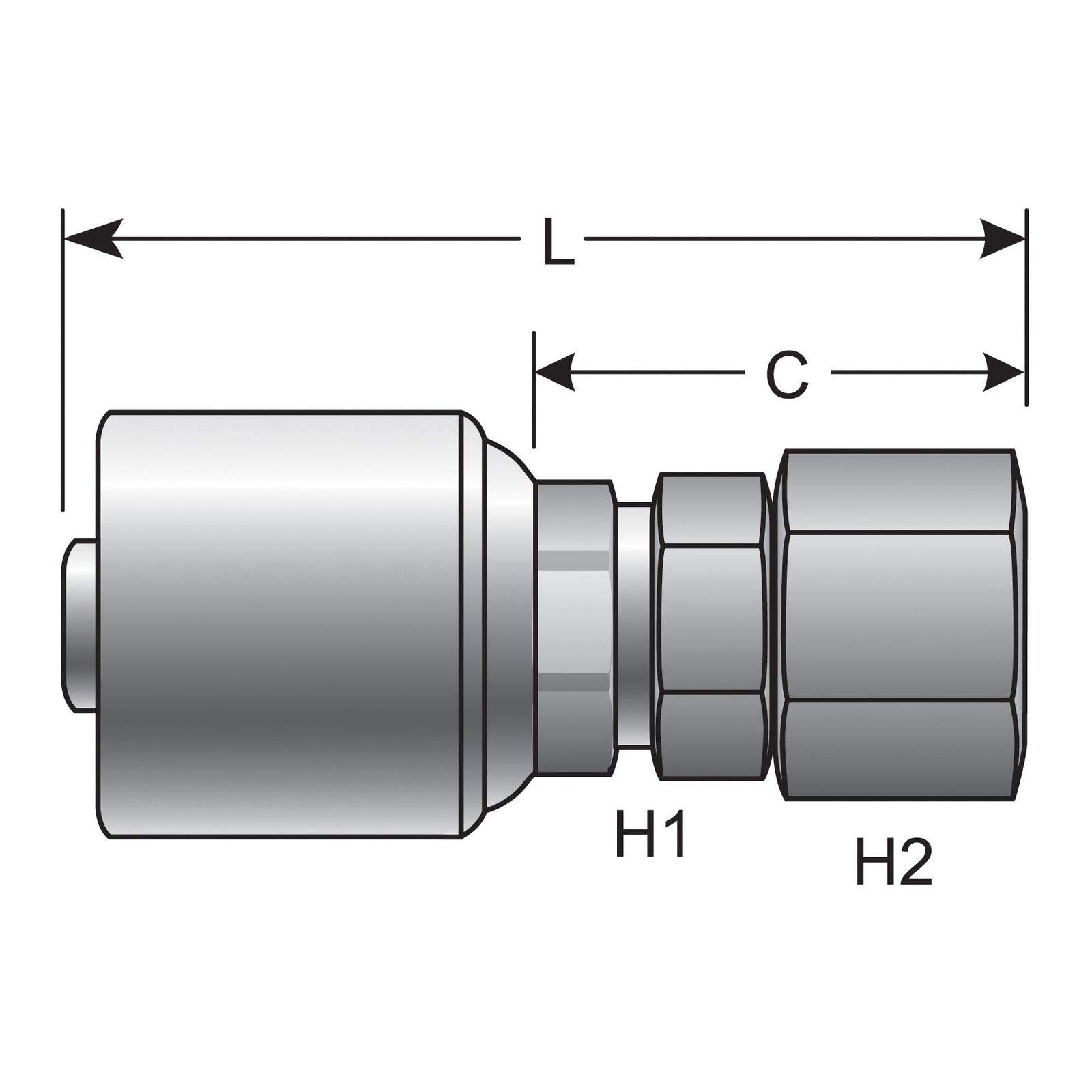 Hydraulic Gates G25170-0506 Coupling