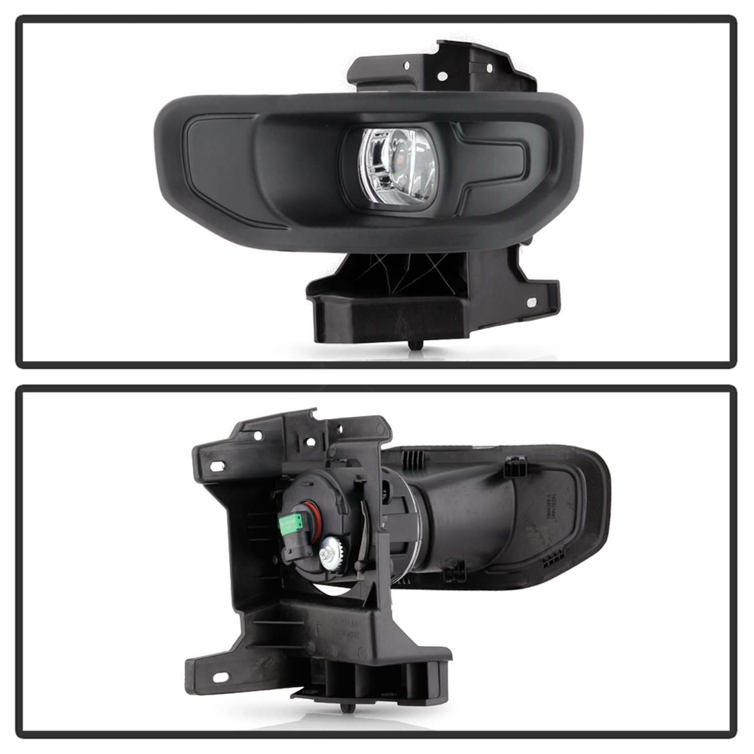 Spyder 5086990 OEM Style Halogen Fog Lights W/Universal Switch- Clear Dodge Ram 2019-2020 1500 Only (Donâ€˜t Fit 2500/3500)