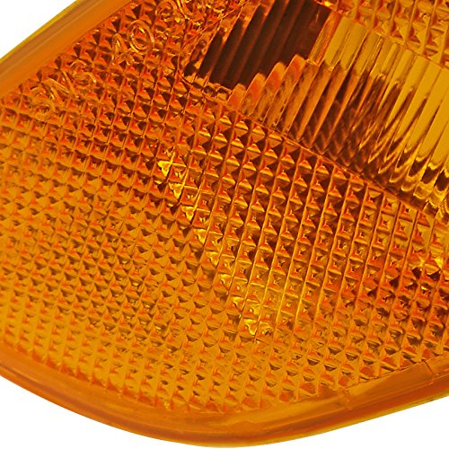 Amber Lens SPEC-D TUNING Front Side Marker Lights Compatible with 2002-2003 Subaru Impreza WRX RS L+R Pair Assembly