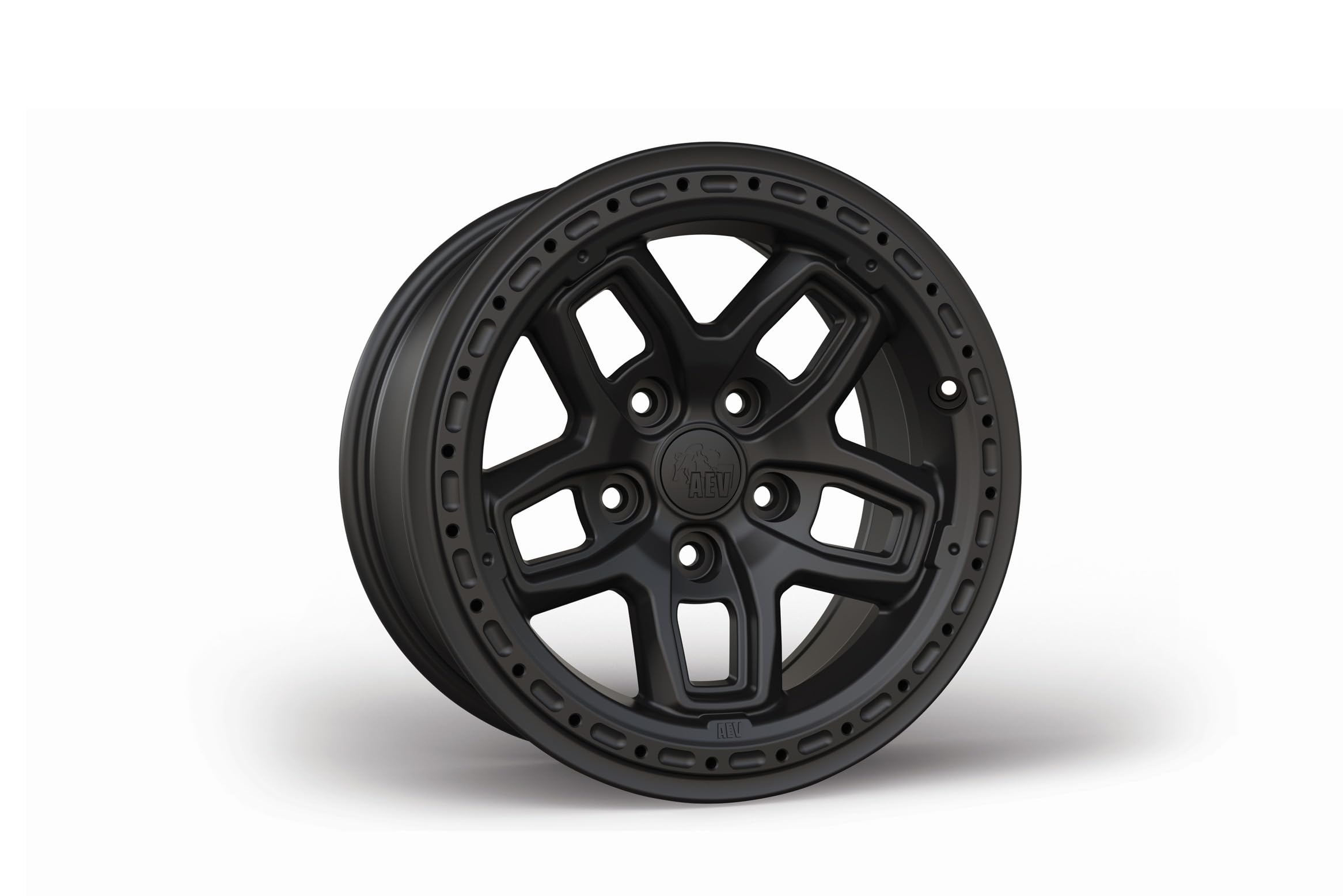Borah AEV DualSport Wheel for JL Wrangler and JT Gladiator +25mm - M10 Satin Black