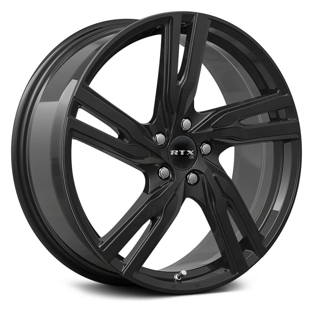 Gothenburg RTX Custom Wheel - 20x8, 45 Offset, 5x108 Bolt Pattern, 63.4mm Hub - Gloss Black Machined Rim