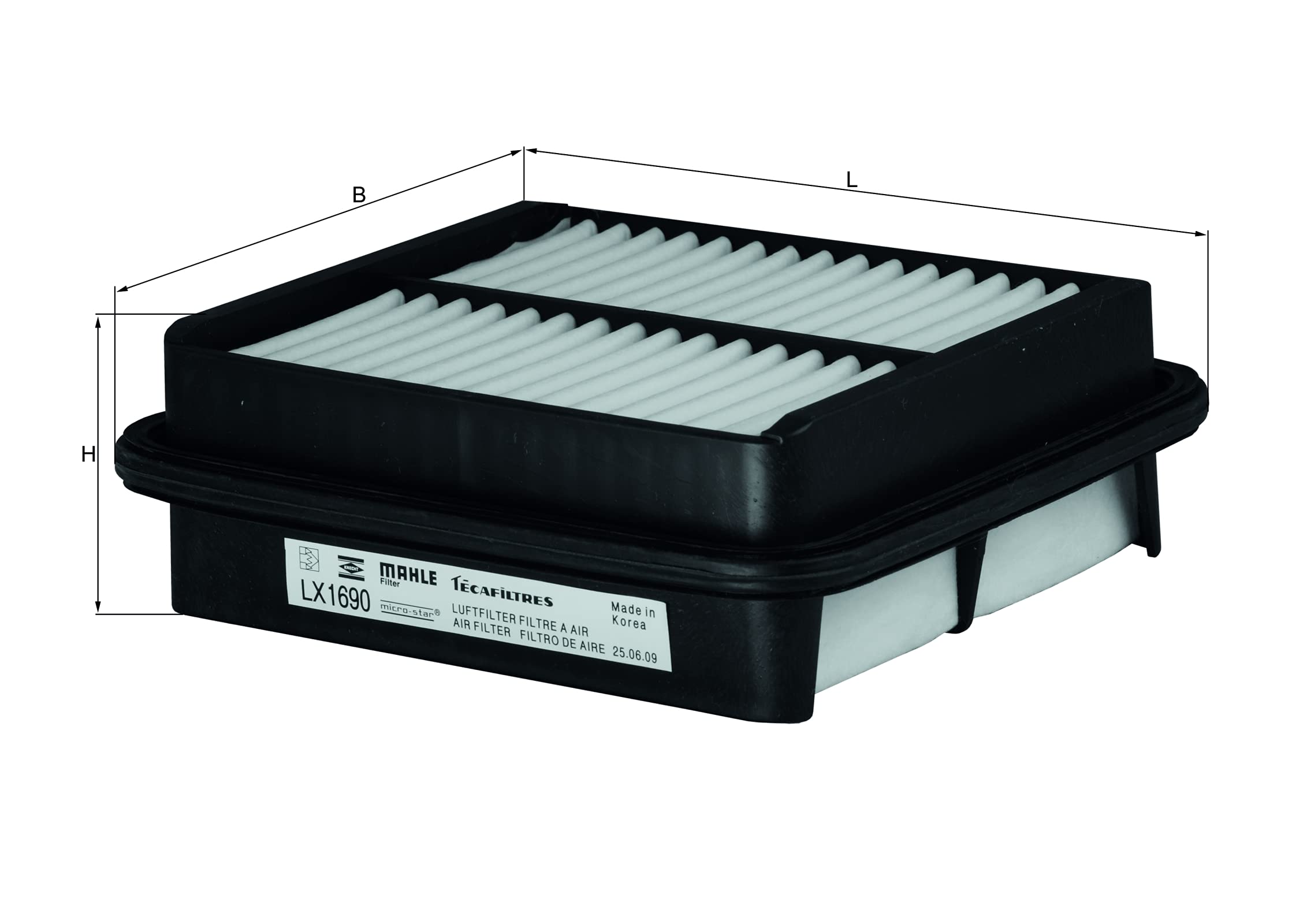 Air Filter MAHLE LX 1690
