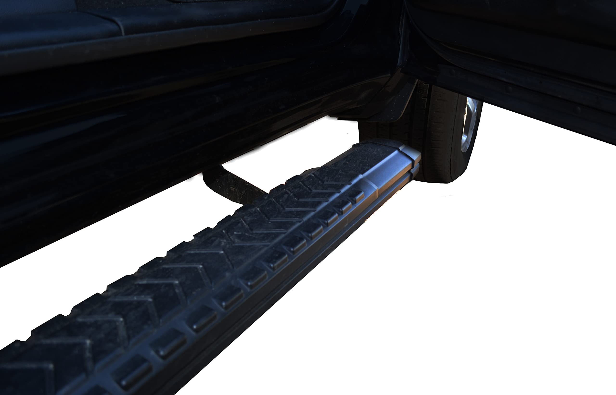 Cutlass Black Horse Running Boards Compatible With 2019-2025 Ram 1500 Crew Cab-RN-DGRAM-19-85-BK