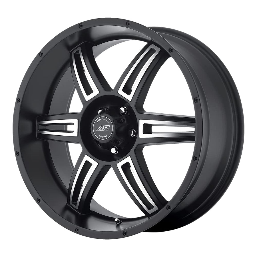 AR890 American Racing 20X8.5 6X5.5 S-BLK MACH 35MM - AR89028568735
