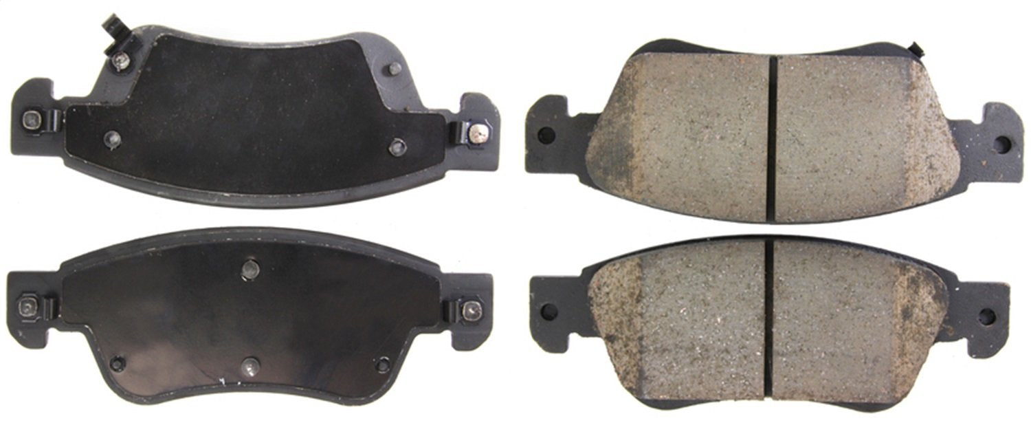Front StopTech 308.12870 Brake Pads with Shims and Hardware Street