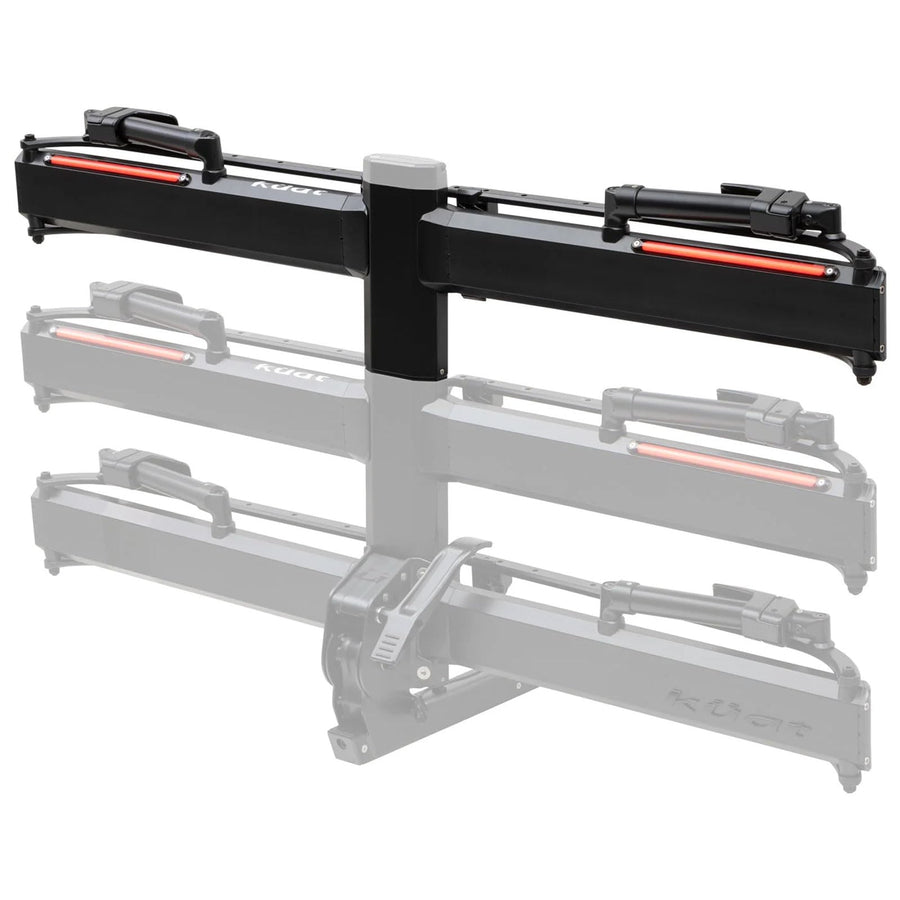 Piston Pro X KUAT 1-Bike Add-On - Rugged Durable Kashima-Coated Portable No Frame Contact Easy-to-Attach Bicycle Rack Expansion Kit Compatible with 2" Piston Pro X LED Hitch Rack