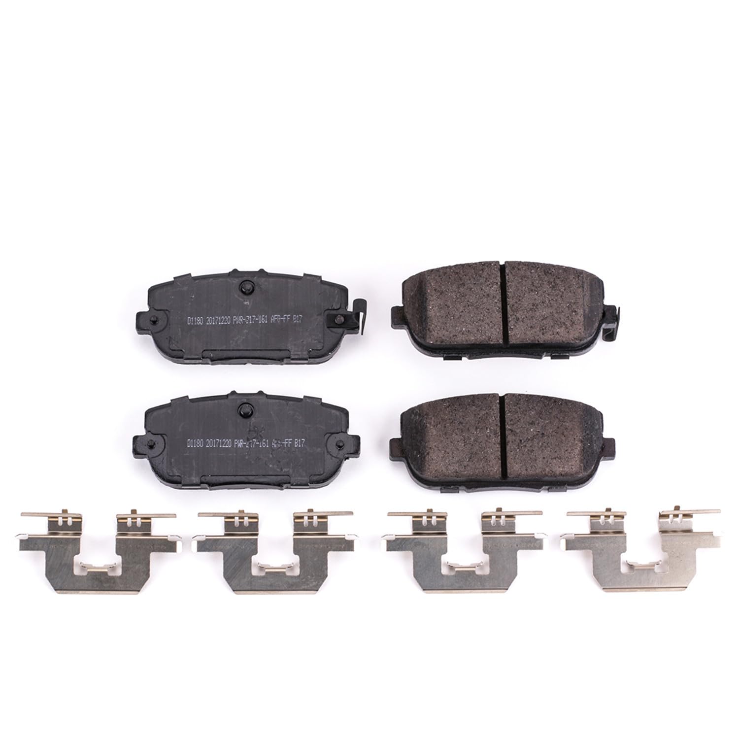 Power Stop Brake Kit Rear For Fiat 124 Spider 2017-20 | Mazda MX-5 Miata 2006-25 - Ceramic Brake Pads With Installation Hardware, 17-1180