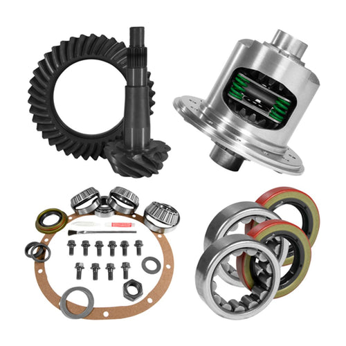 3.07 CHY 8.25" Rear Ring & Pinion, Install Kit, 1.618" ID Axle Bearings & Seals