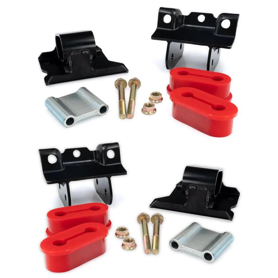 Engine Mount Kit Pacific Performance Engineering (168030170) - Automotive Engine Mounts - Black Rubber