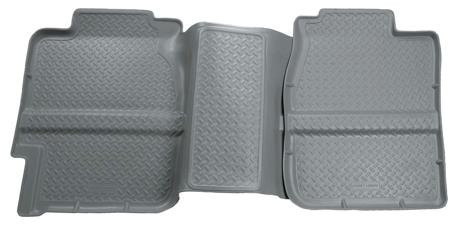 Husky Liners | Classic Style Fits 1999-2007 Silverado/Sierra 1500 Extended Cab, 1999-2007 Chevrolet Silverado/GMC Sierra2500/3500 Extended Cab | 2nd Seat Floor Liner, Grey | 61362