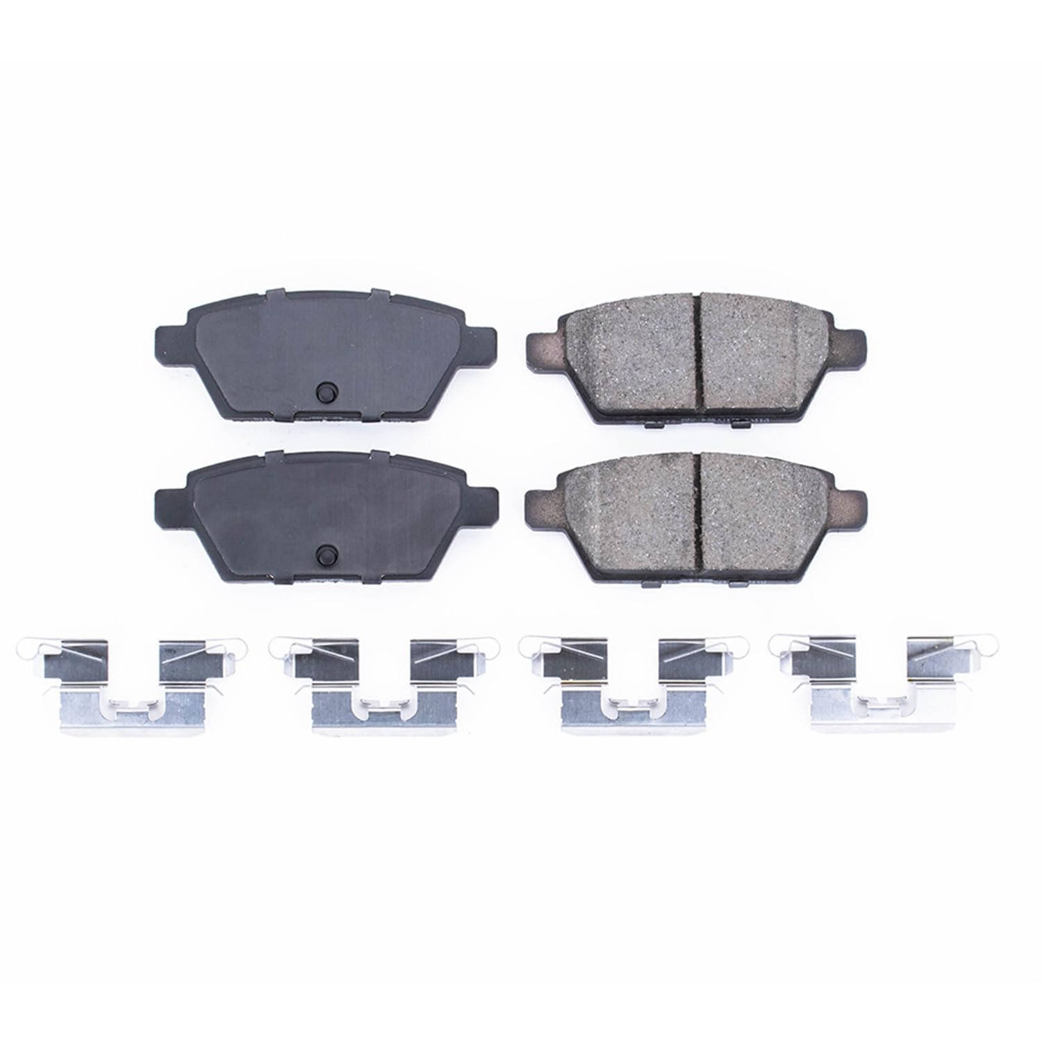 Power Stop Brake Kit Front For Ford Fusion 2006-12 |Lincoln MKZ 2007-12 |Zephyr 2006 |Mazda 6 2006-13 |Mercury Milan 2006-11 - Ceramic Brake Pads With Installation Hardware, 17-1161