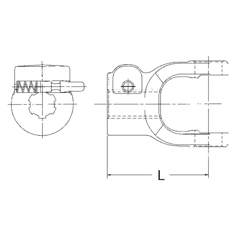 Power Take Off Neapco 44-6300 Quick Disconnect Yoke
