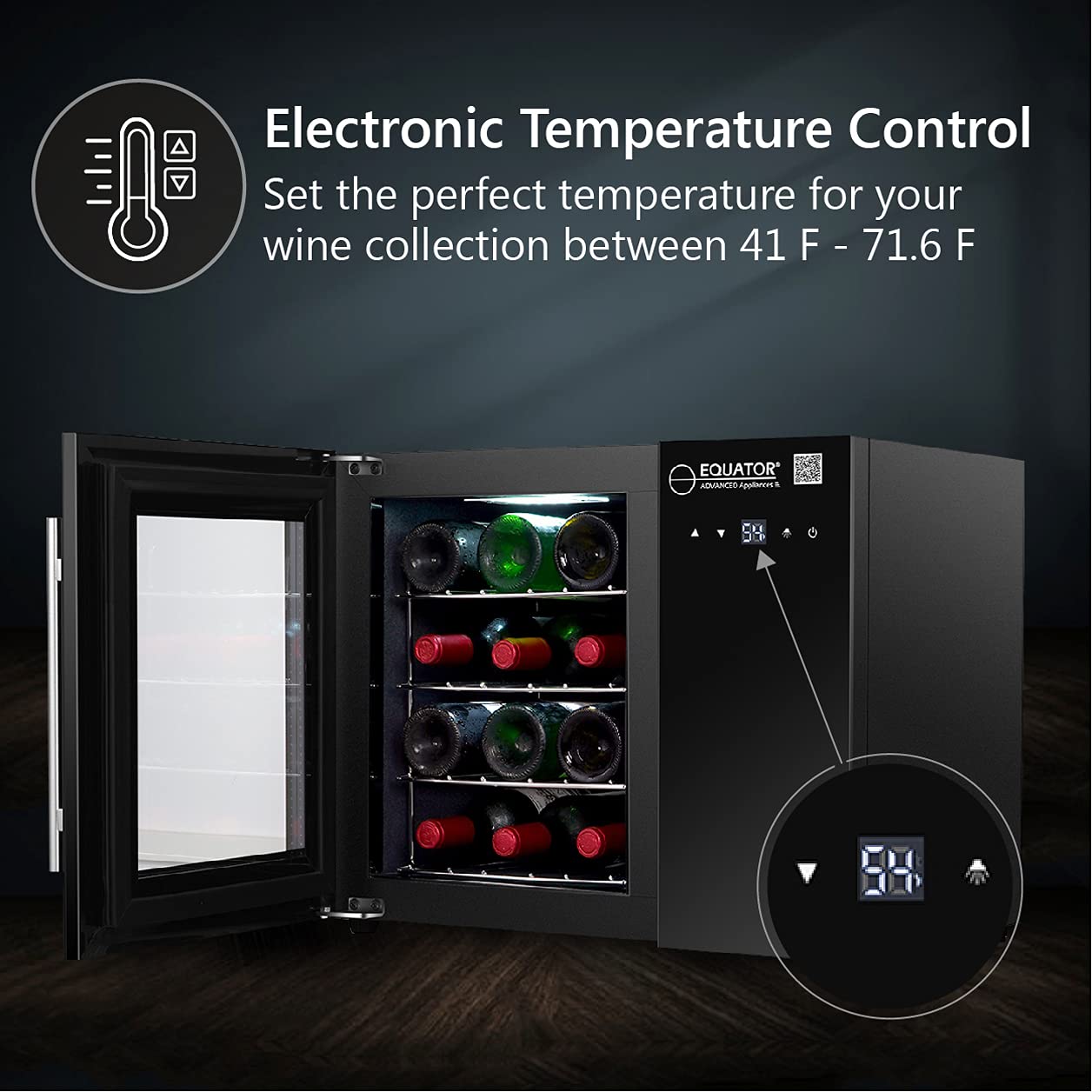12 Wine PINNACLE WR Refrigerator - Bottle
