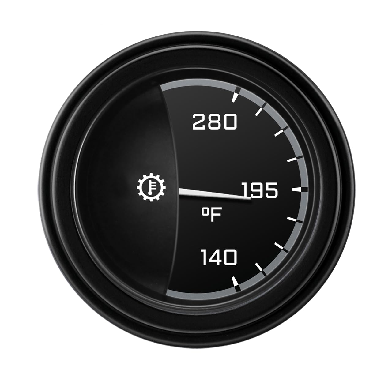 AX27GBLF Classic Instruments Gray 2-1/8" Transmission Temperature Gauge Autocross