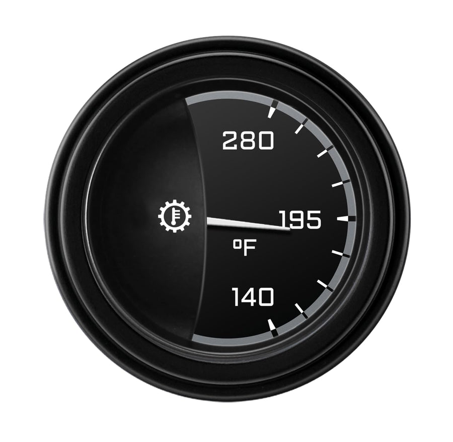 AX27GBLF Classic Instruments Gray 2-1/8" Transmission Temperature Gauge Autocross