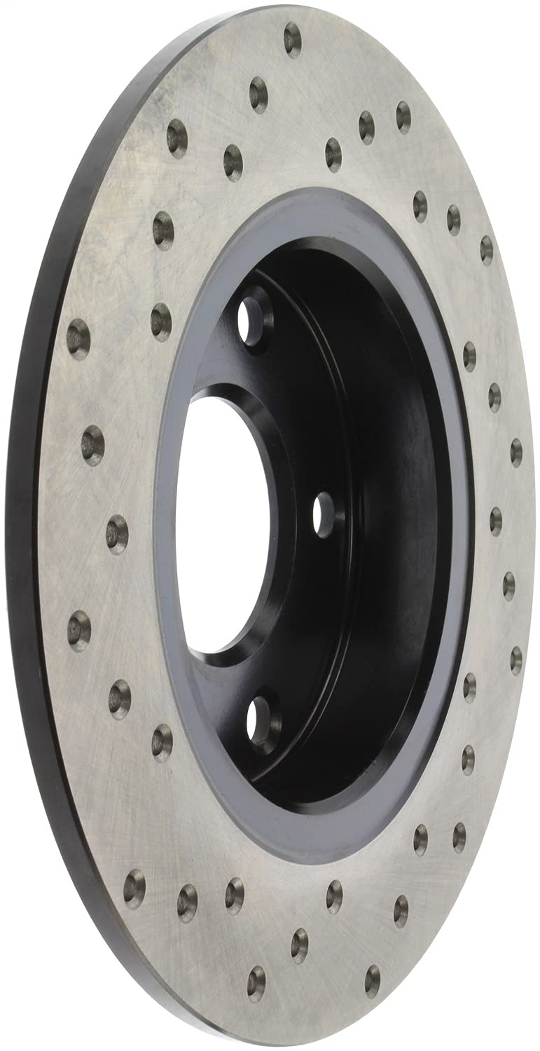 Sport StopTech 128.45081L Cross Drilled Brake Rotor (Rear Left), 1 Pack