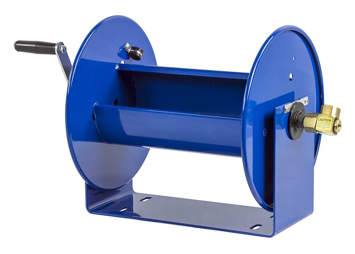 Hand Crank Hose Reel Coxreels 112-3-150 - Steel Spool for Coiling Hoses and Cables - Rotating Storage Reel with Manual Crank - Fits 3/8 x 150 Inch Hose - 12 x 18.25 x 13 Inches