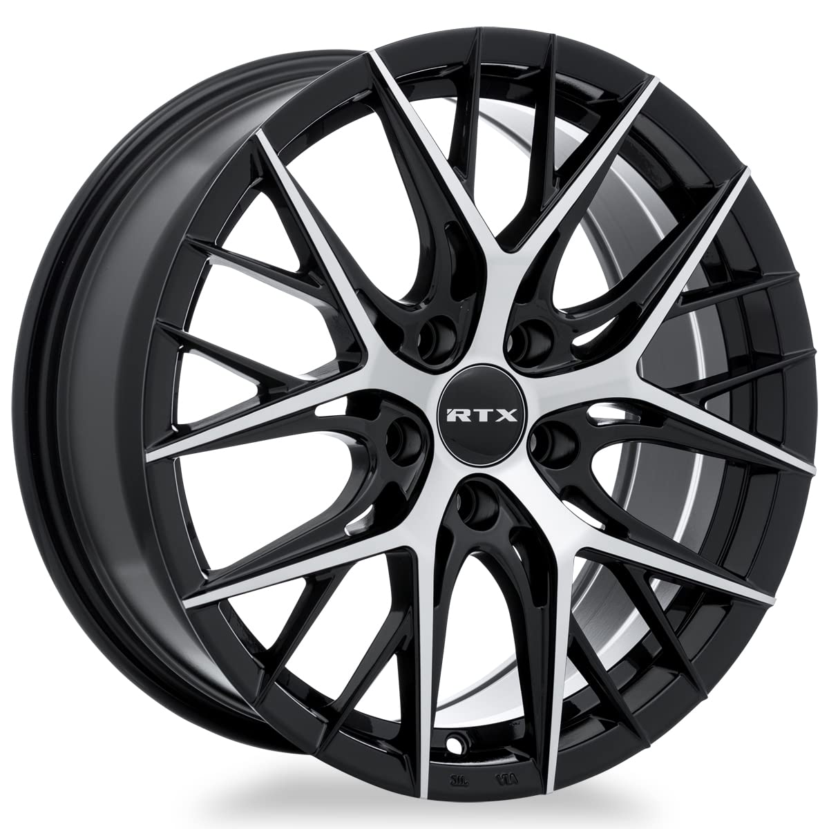083035 • RTX® Valkyrie • Gloss Black Machined • 20x8.5 5x114.3 ET38 CB73.1