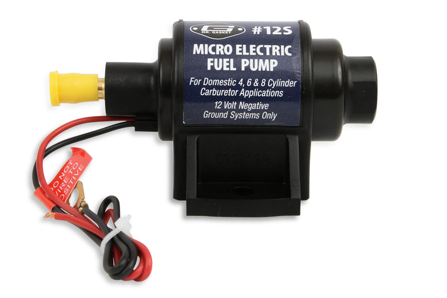 Micro Electric Fuel Pump Mr. Gasket 12S