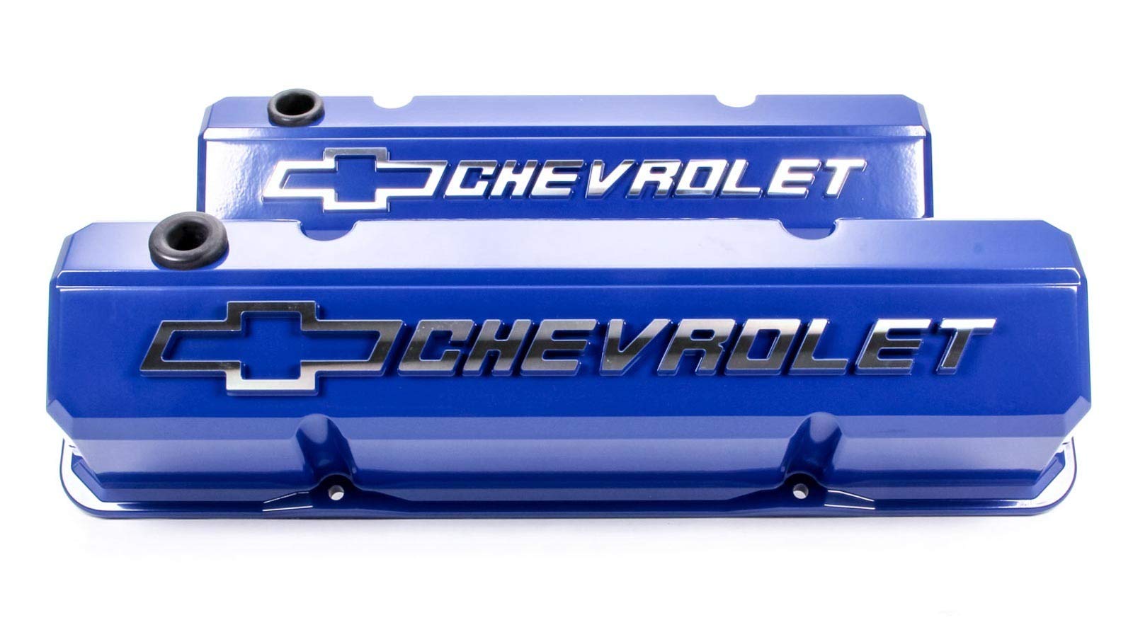 Slant Edge Proform 141-932 Valve Cover for Small Block Chevy, Blue