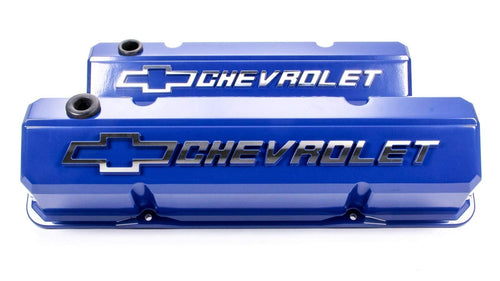 Slant Edge Proform 141-932 Valve Cover for Small Block Chevy, Blue