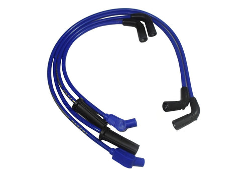 Taylor Cable PERTRONIX 10637 8mm Pro Motorcycle Ignition Wire Set Custom Fit Blue 135 deg. Boots