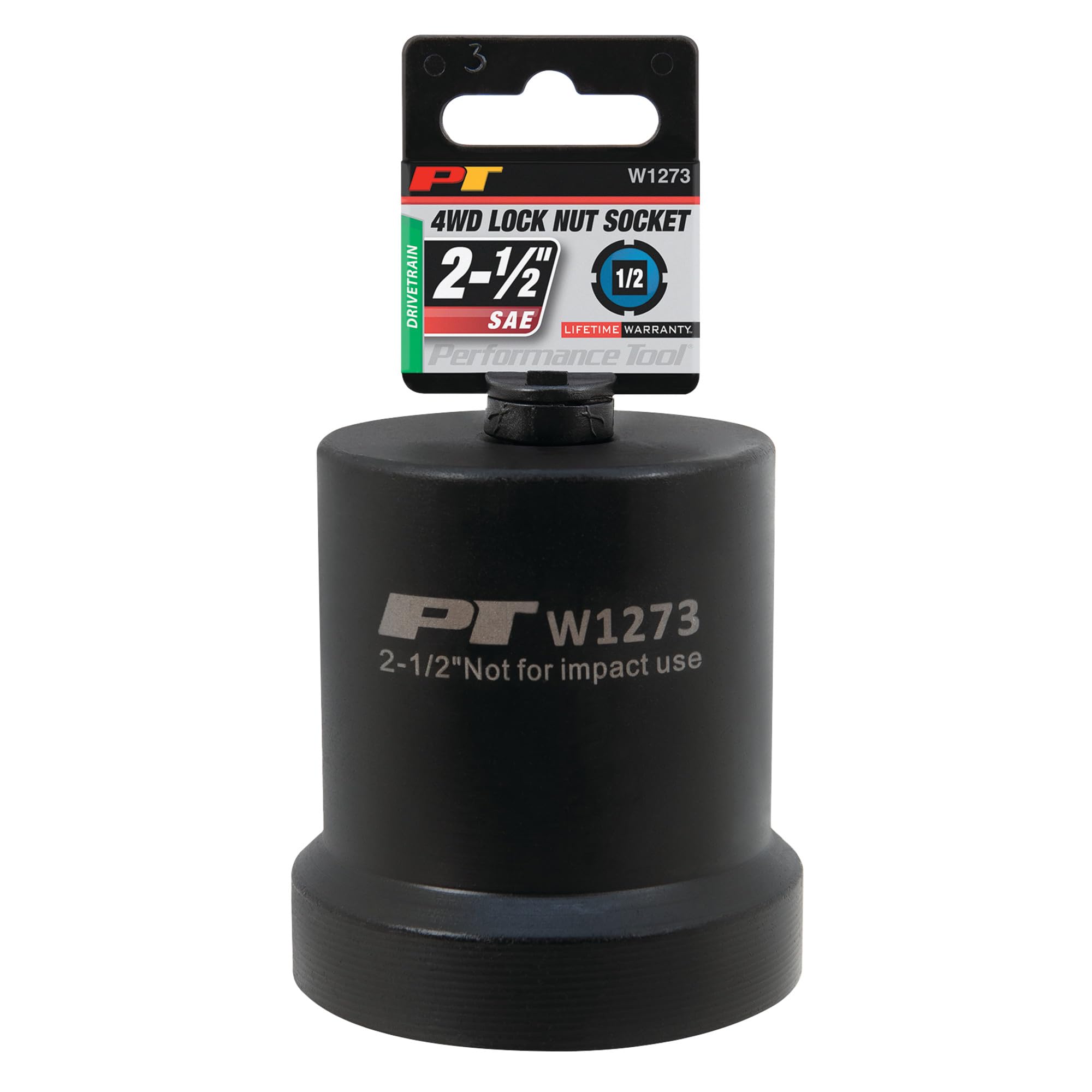 W1273 Performance Tool 2-1/2-Inch 4 Wheel Drive Lock Nut Socket
