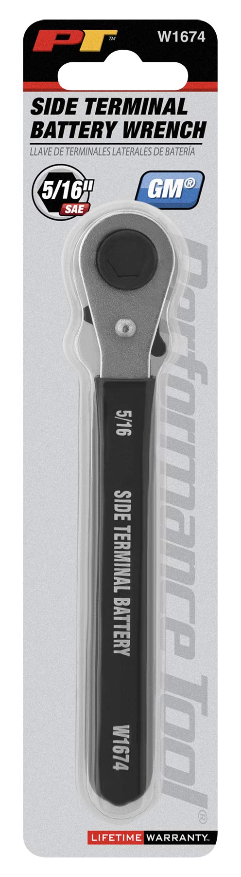W1674 Performance Tool Side Terminal Battery Wrench - Professional Grade Tool for Tightening and Loosening Battery Connections