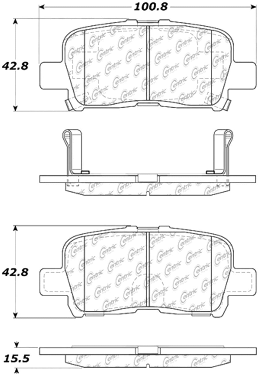 StopTech Truck & SUV Pad 319.08650