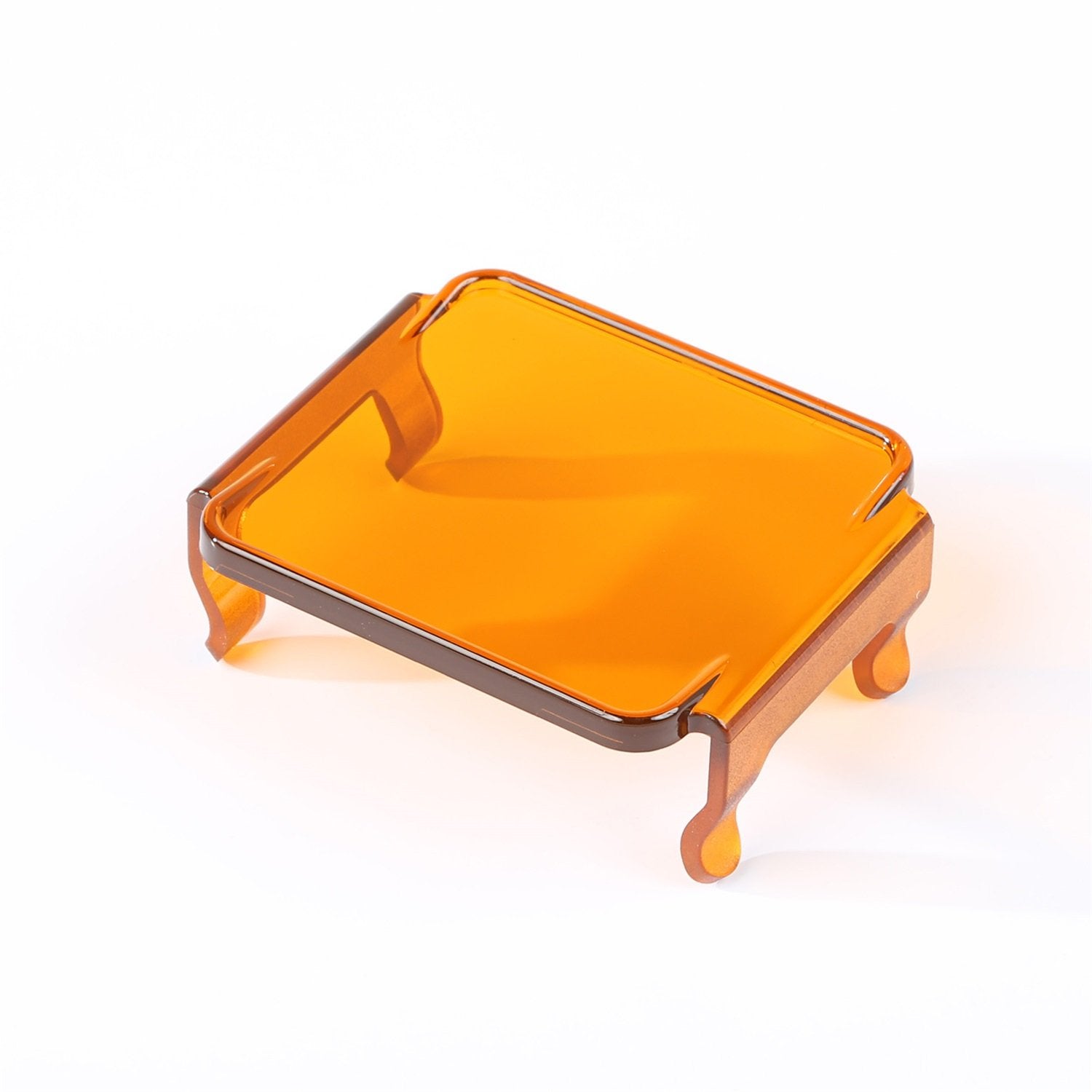 Light Cover, Rugged Ridge 3 Inch, Square, Amber | 15210.67