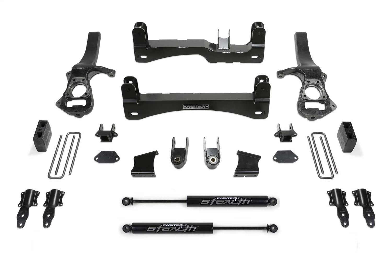 K1150M Fabtech Basic Lift System w/Shocks 6 In. Lift w/Rear Stealth Shocks Basic Lift System w/Shocks