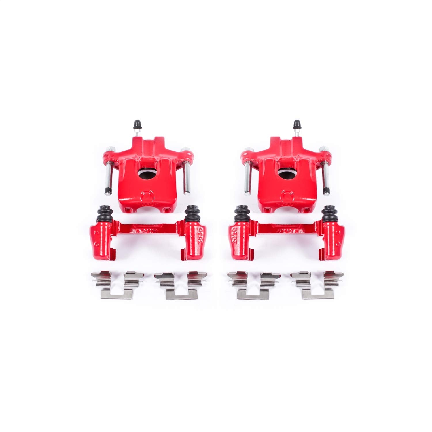 Power Stop S2696 Rear Pair of High-Temp Red Powder Coated Calipers For Toyota Avalon 2005-2007, Toyota Camry 2002-2006, Toyota Solara 2004-2008 [Model Specific]