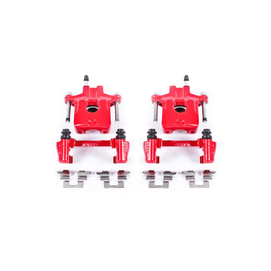 Power Stop S2696 Rear Pair of High-Temp Red Powder Coated Calipers For Toyota Avalon 2005-2007, Toyota Camry 2002-2006, Toyota Solara 2004-2008 [Model Specific]