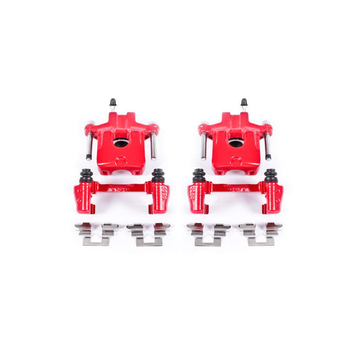 Power Stop S2696 Rear Pair of High-Temp Red Powder Coated Calipers For Toyota Avalon 2005-2007, Toyota Camry 2002-2006, Toyota Solara 2004-2008 [Model Specific]