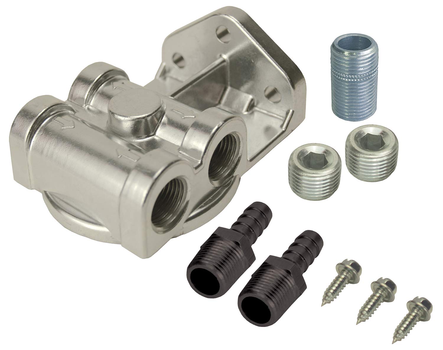 13049 Derale Side Port Oil Filter Mount