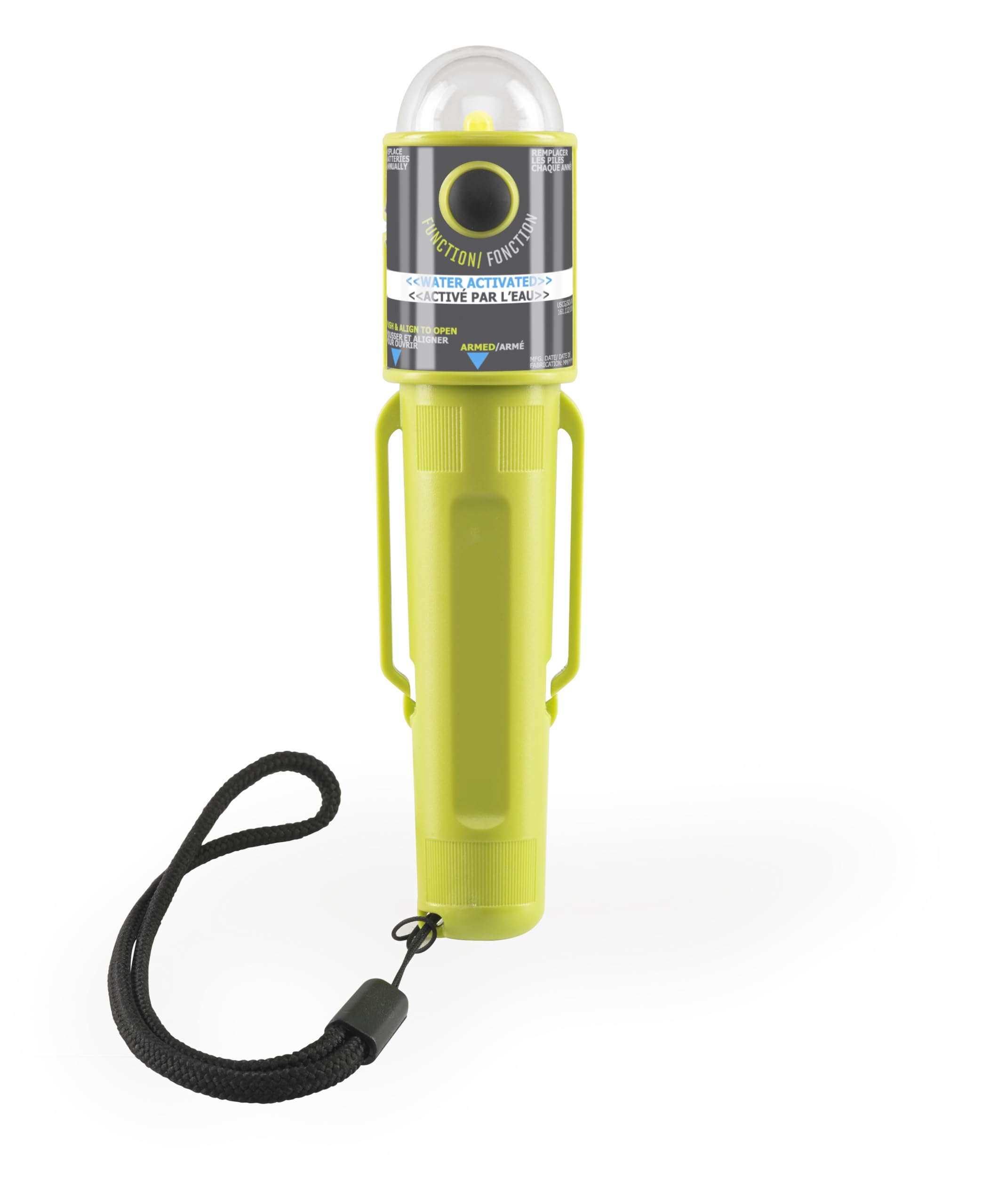 C-Light ACR H2O LED PFD Light, Water-Activated, USCG & SOLAS Approved, Lightweight, Compact, Emergency Safety for Life Jackets & Marine Visibility (No Batteries Required)