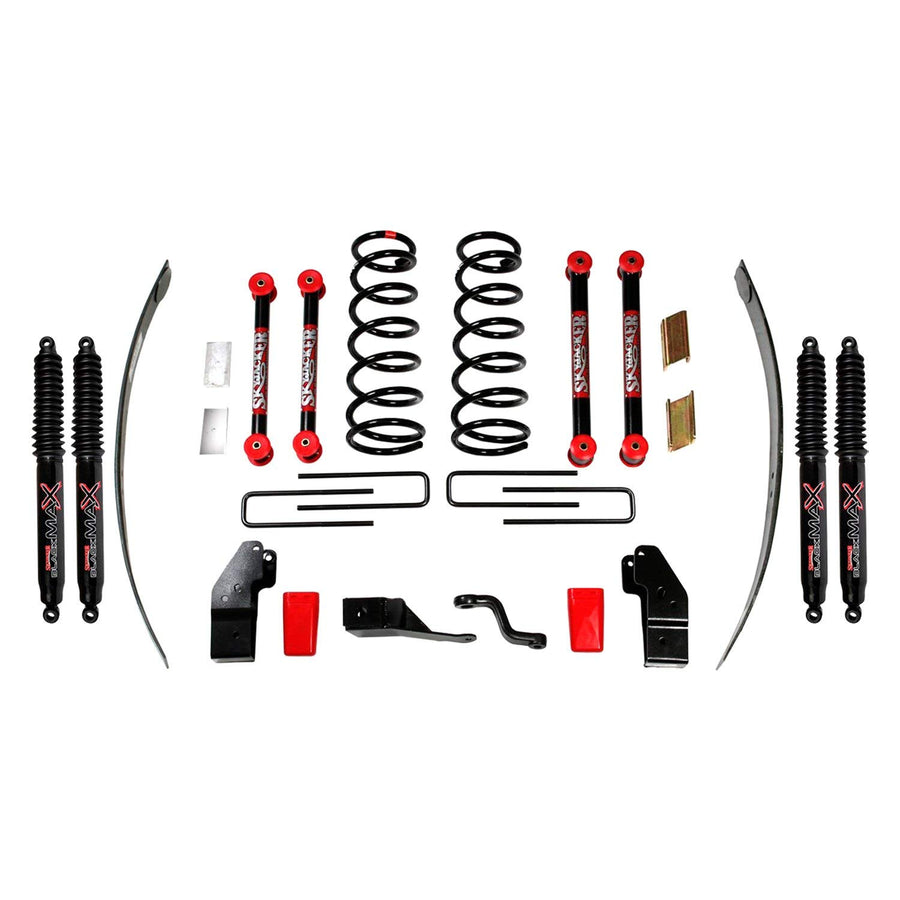 Skyjacker Suspension Lift Kit D5012K-B w/Shock Black MAX Shocks 5 in. Lift