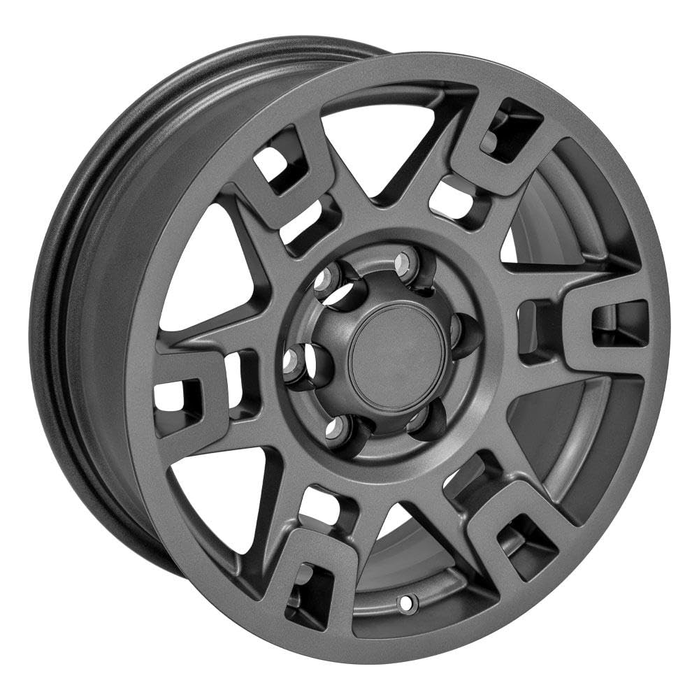 17 Inch OE Wheels Rim Fits 4Runner TRD Style 6x139.7 17x7 Satin Graphite - Hollander 75167 (1)