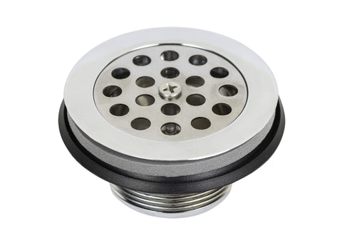 Shower ICON 14865 Strainer, Plastic w/Grille, Chrome, 1-1/2"