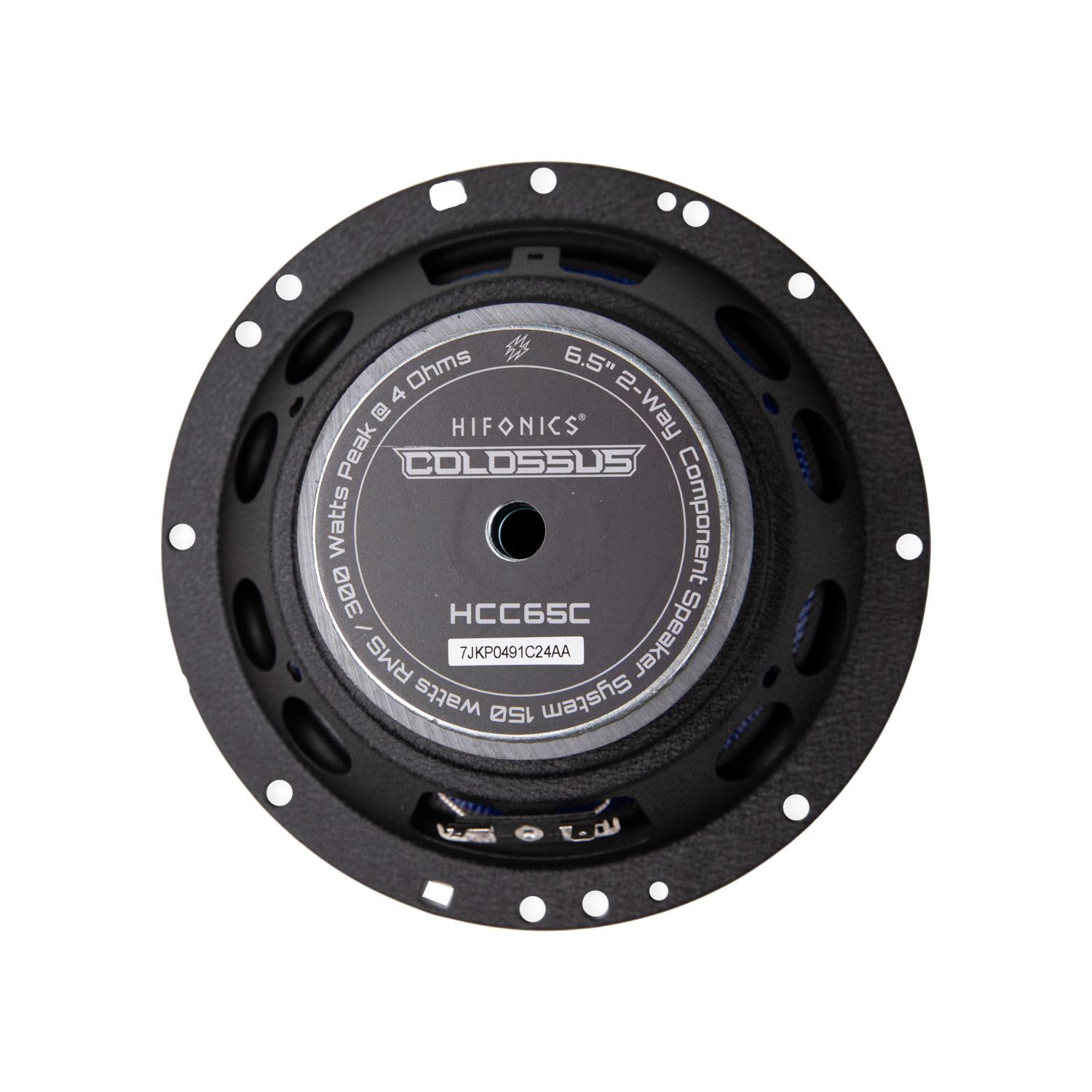 Hifonics Classic Colossus HCC65C 6.5" Component Car Speaker System with Aluminum Dome Tweeters, 150W Peak Power & Butyl Rubber Surrounds - High Performance