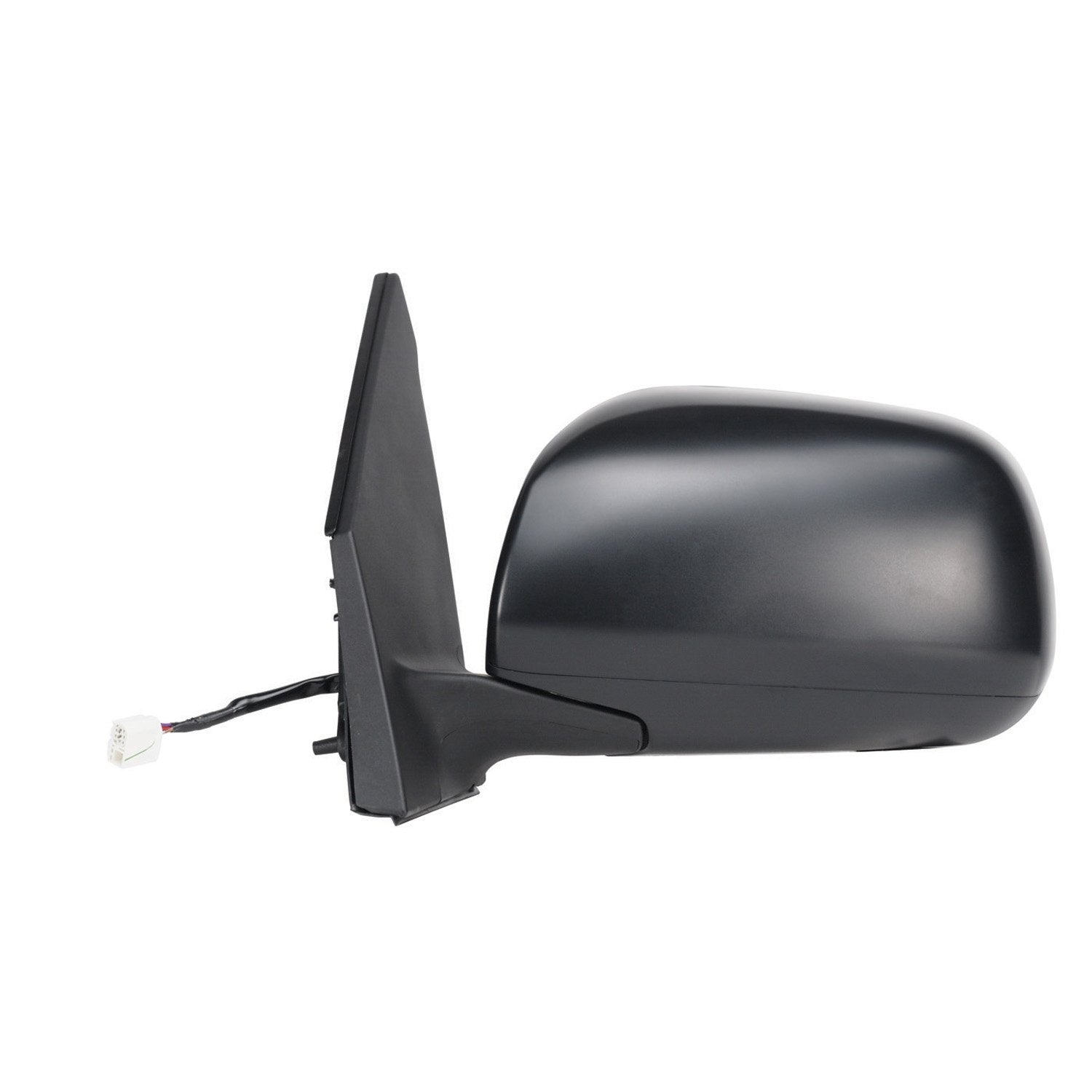 Toyota RAV4 Passenger Side Mirror Black, PTM Cover, Foldaway, Power