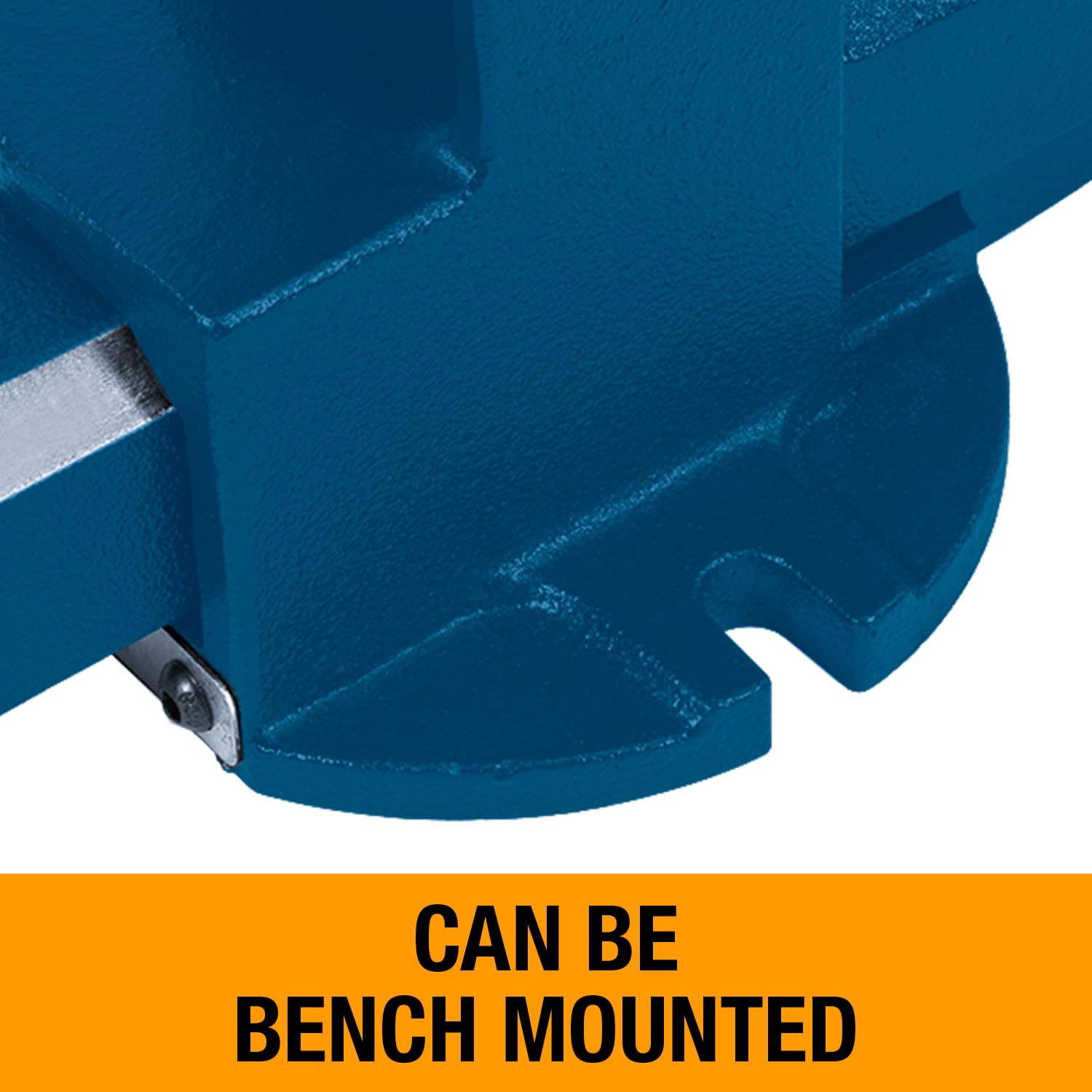 Baileigh Hitch Heavy-Duty Vise, 5-1/2" Max Opening, 5-9/10" Jaw Width, 5" Throat (BV-6HV-6)