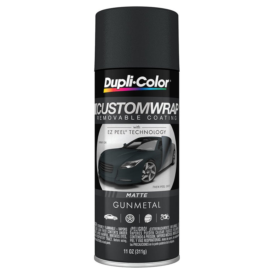 Custom Wrap Matte Dupli-Color ECWRC8147 Removable Automotive Paint – Gunmetal Spray Paint - 11 oz. Aerosol Can