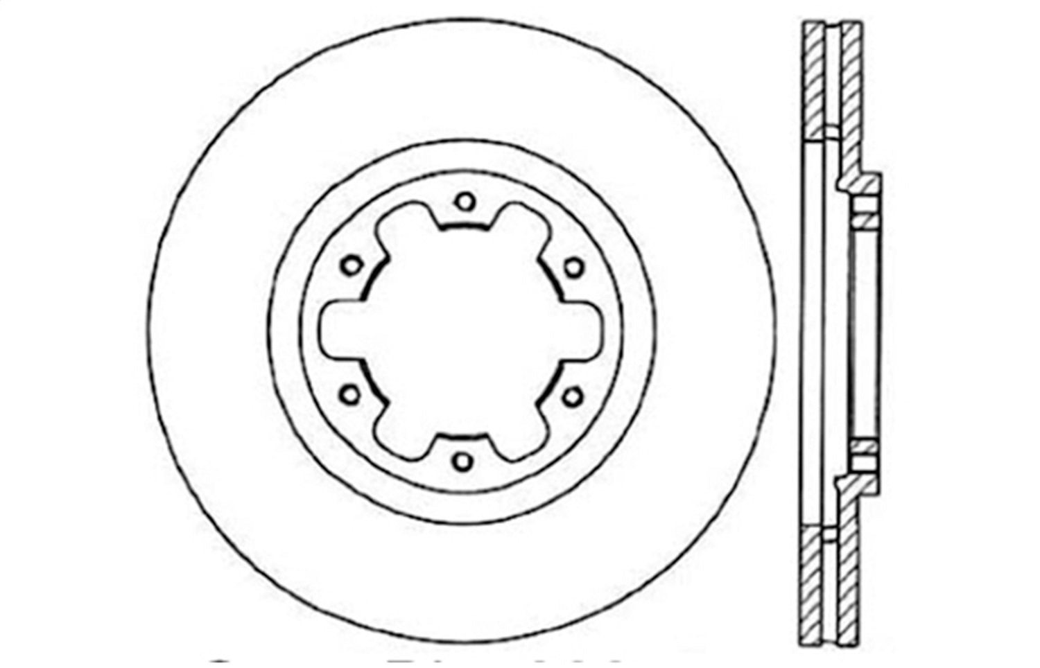 Sport Drilled/Slotted Brake Rotor StopTech 127.42068L (Front Left), 1 Pack