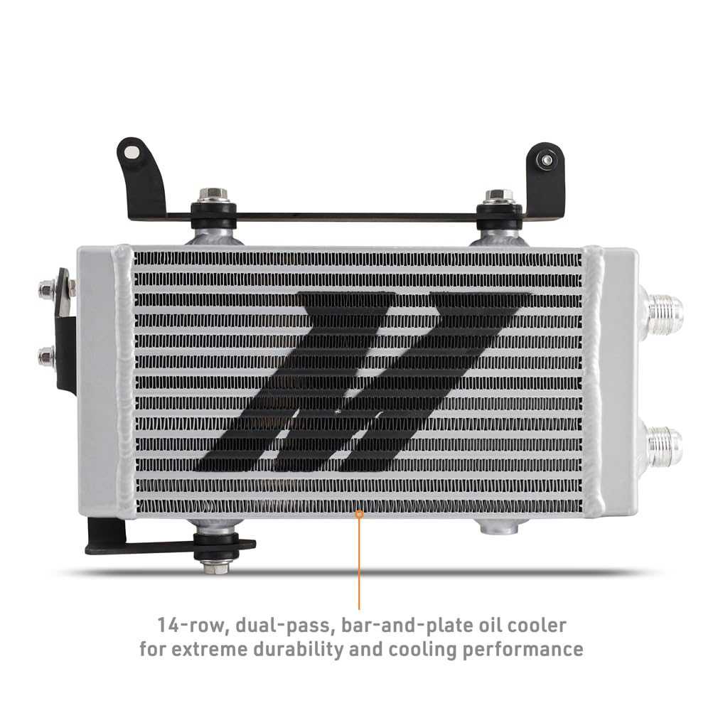 Mishimoto Thermostatic Oil Cooler Kit, Silver Cooler