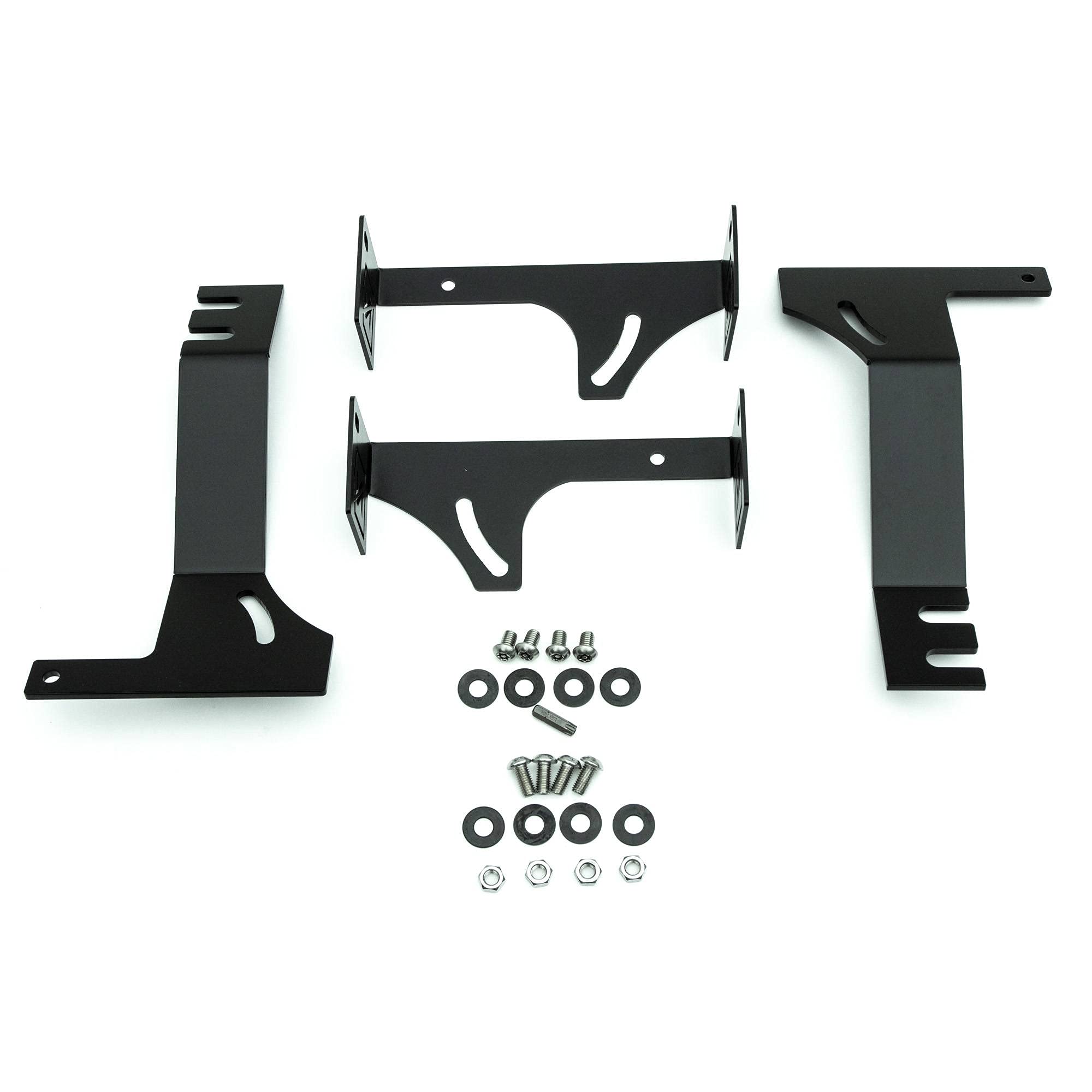 ZROADZ Rear Bumper LED Kit Compatible with Nissan Titan (2016-2019) with (2) 6 Inch LED Straight Double Row Light Bars - PN #Z387581-KIT