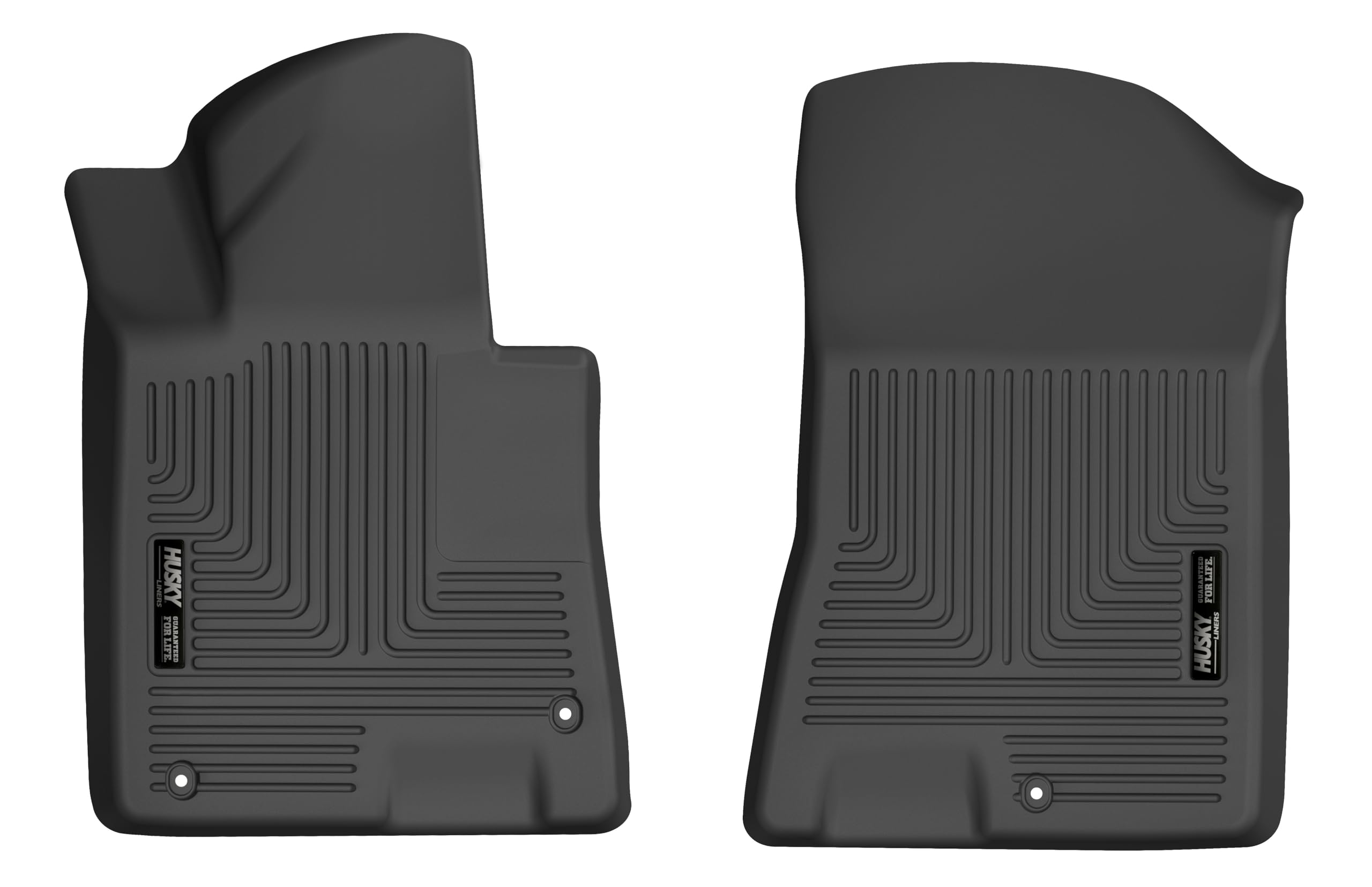 Weatherbeater Husky Liners Floor Mats | Fits 2021-2026 Hyundai Sonata & 2021-2026 Kia K5 | Front Row, 1-pc Black - 15301