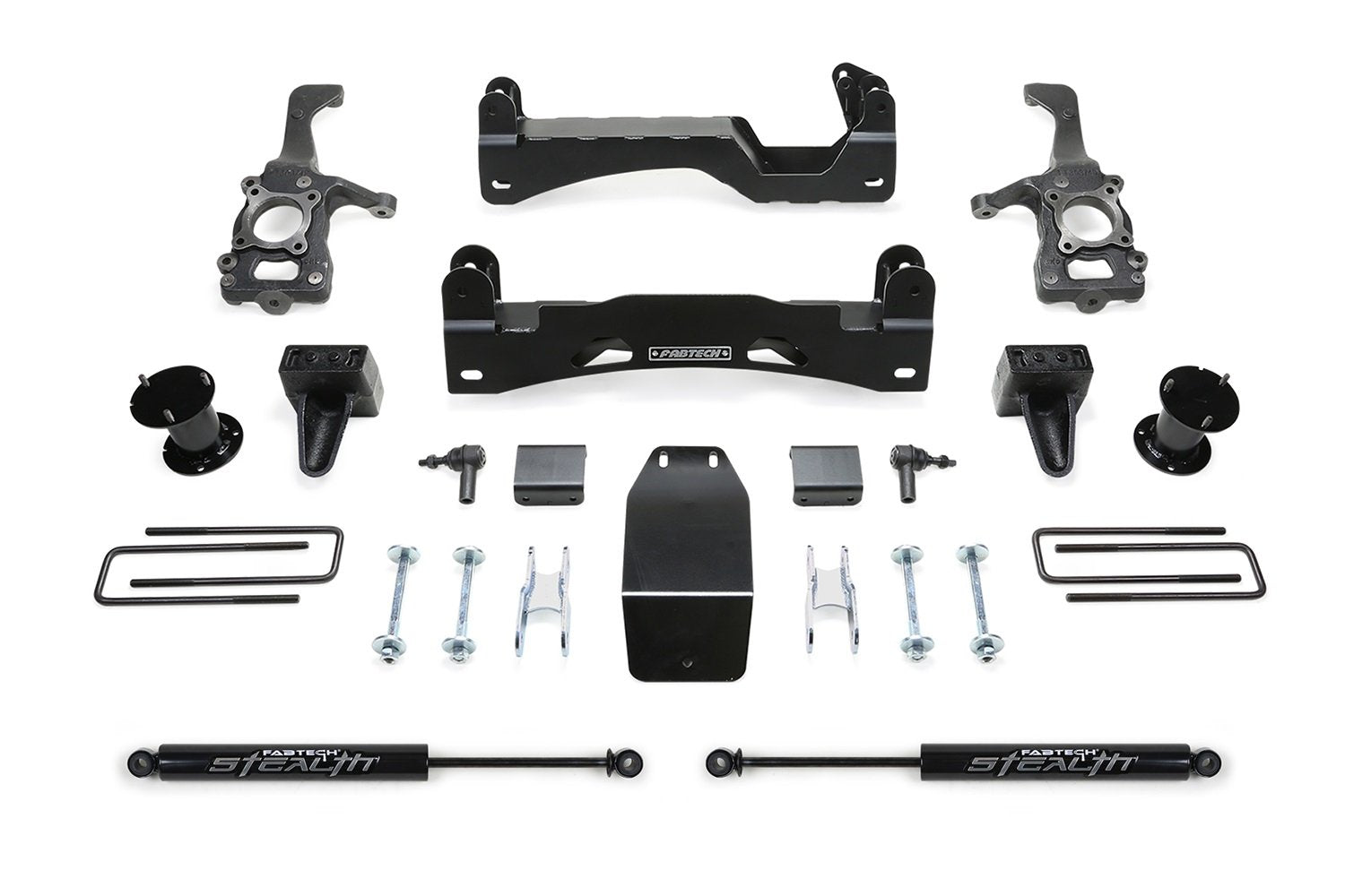 Fabtech K2194M Lift System Basic w/Shocks w/Stealth Monotube Shocks 6 in. Lift System w/Shocks