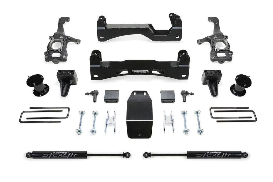 Fabtech K2194M Lift System Basic w/Shocks w/Stealth Monotube Shocks 6 in. Lift System w/Shocks
