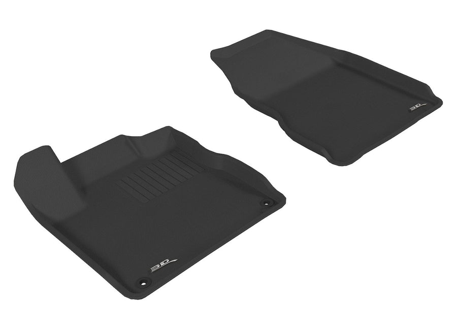 Kagu Floor Mat (Black) 3D MAXpider for 2009-2014 Nissan Murano - 1ST Row